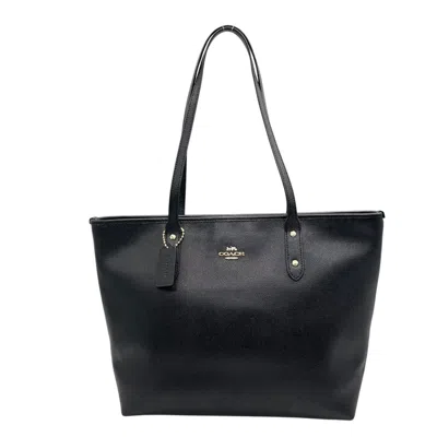 Pre-owned Coach Black Pvc Tote Bag ()