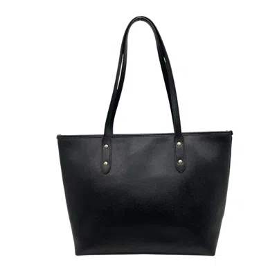 Pre-owned Coach Black Pvc Tote Bag ()