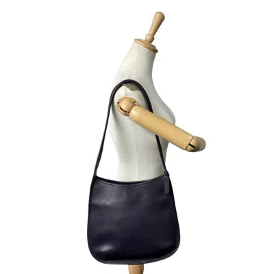 Pre-owned Coach Purple Leather Shoulder Bag ()