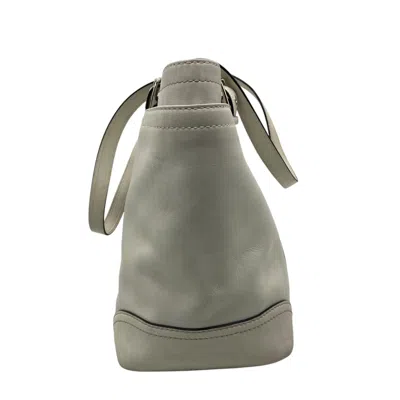 Pre-owned Coach White Leather Tote Bag ()