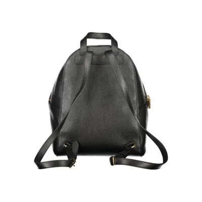 Coccinelle Black Leather Women Women's Backpack In Black