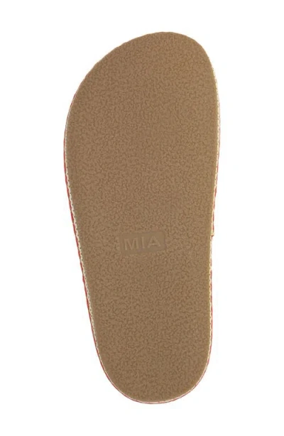 Mia Women's Giade Raffia Slip-on Sandals In Multi