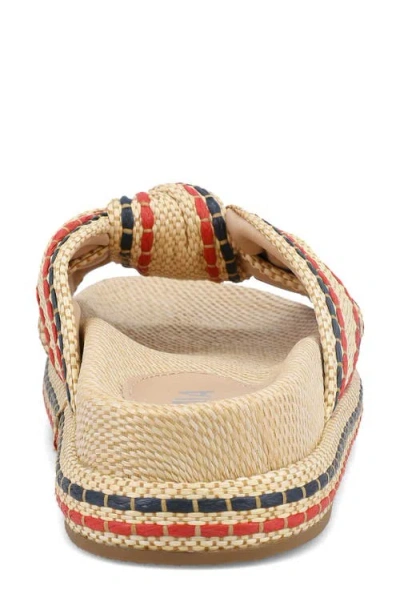 Mia Women's Giade Raffia Slip-on Sandals In Multi