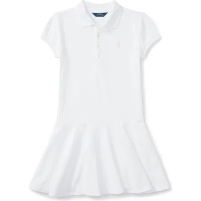 Polo Ralph Lauren Short-sleeve Polo Dress In White