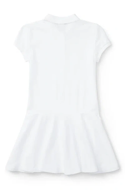 Polo Ralph Lauren Short-sleeve Polo Dress In White