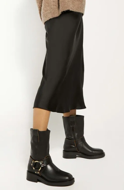 Dune London Pally Moto Bootie In Multi