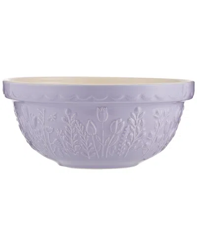 Mason Cash In The Meadow Tulip Mixing Bowl 9.75in In Purple