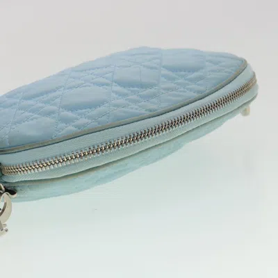 Pre-owned Dior Blue Leather Clutch Bag ()