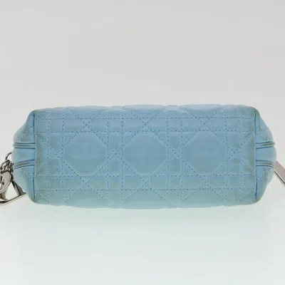 Pre-owned Dior Blue Leather Clutch Bag ()