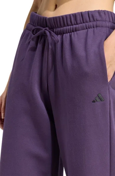 Adidas Originals Adidas Fleece Sweatpants In Purple