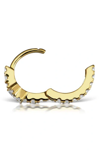 Maria Tash Diamond Star Eternity Clicker In Gold