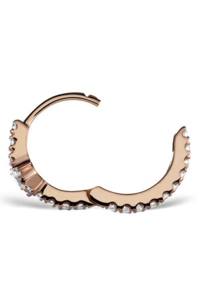 Maria Tash Diamond Star Eternity Clicker In Gold