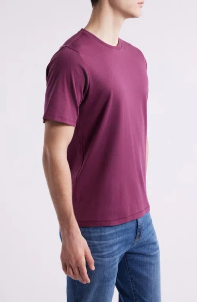Rag & Bone Classic Tech Jersey T-shirt In Purple