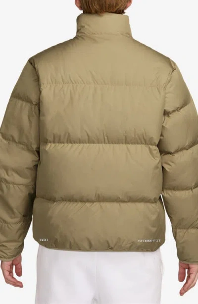 Nike Men's  Sportswear Club Therma-fit Puffer Jacket In Gold