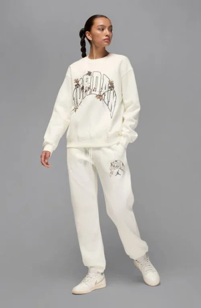 Jordan Women's  Brooklyn Fleece Realtree Pants In White