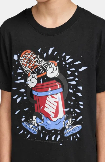 Nike Kids' Boxy Slam Dunk Graphic T-shirt In Black