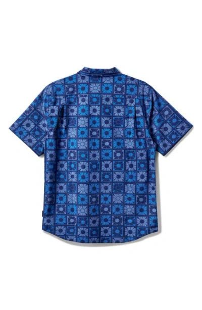 Quiksilver Men's Freedom Classic Stretch Short Sleeve Shirt In Multi