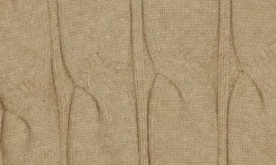 Vigoss Cable Stitch Crewneck Sweater In Animal Print