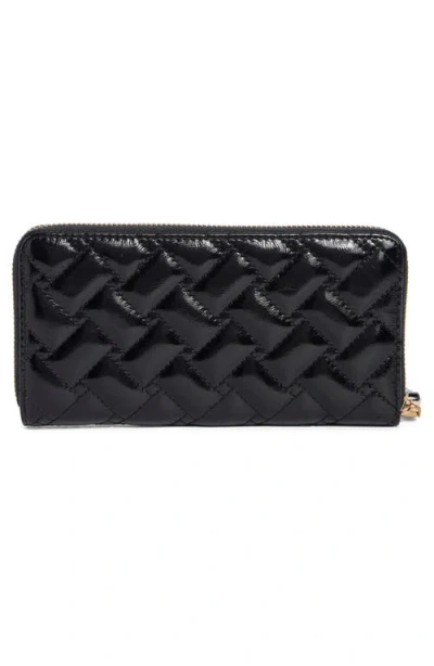 Kurt Geiger London Kensington Zip Around Leather Wallet In Black