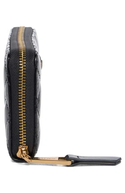 Kurt Geiger London Kensington Zip Around Leather Wallet In Black