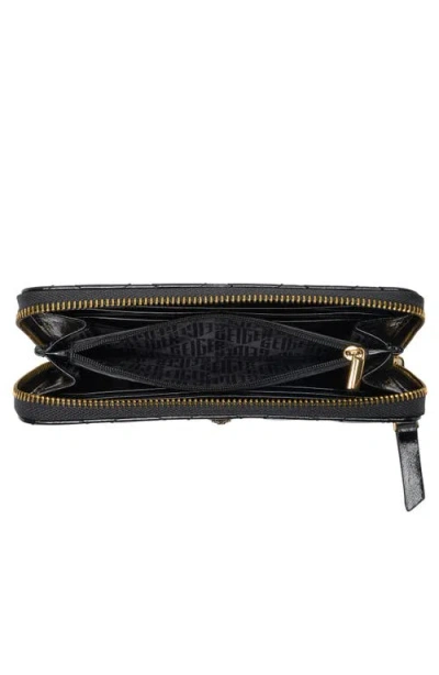 Kurt Geiger London Kensington Zip Around Leather Wallet In Black