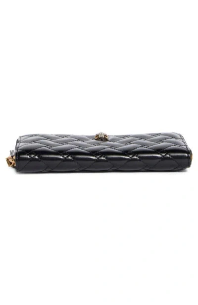 Kurt Geiger London Kensington Zip Around Leather Wallet In Black