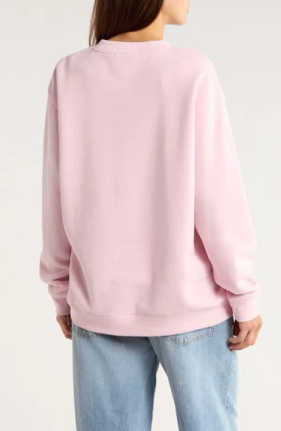 Vinyl Icons Animals Christmas Tree Graphic Sweatshirt In Pink