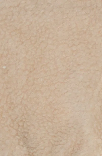 Moncler Fleece Fingerless Gloves In Brown