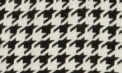 French Connection Houndstooth Miniskirt In Black