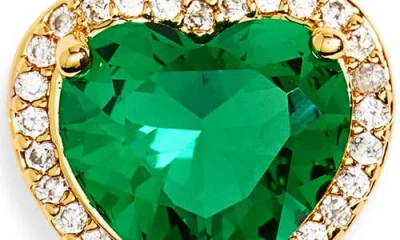 Kate Spade New York Pavé Heart Pendant Necklace In Gold