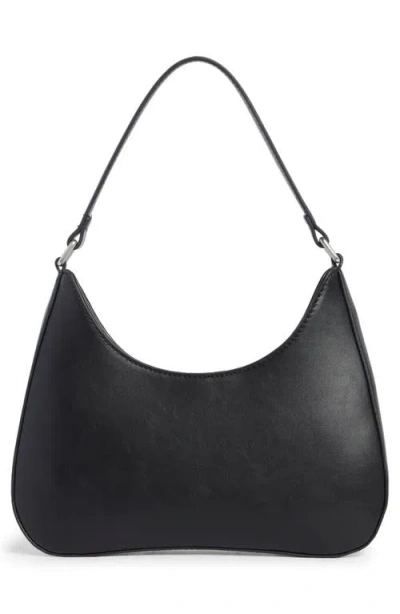 Collection Xiix Curved Shoulder Bag In Black