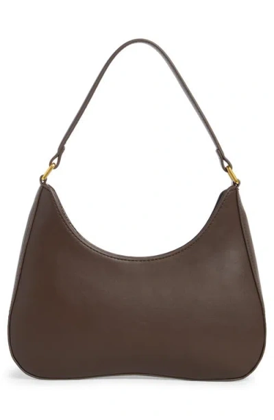 Collection Xiix Curved Shoulder Bag In Brown