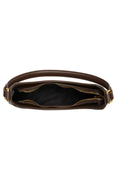 Collection Xiix Curved Shoulder Bag In Brown