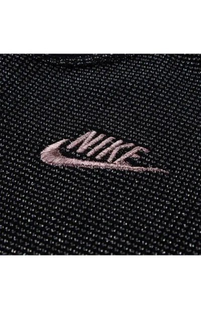 Nike Metallic Waffle Stitch Sweater & Leggings Set In Black