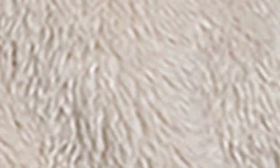 Dkny Faux Shearling & Diamond Quilted Hooded Jacket In Brown