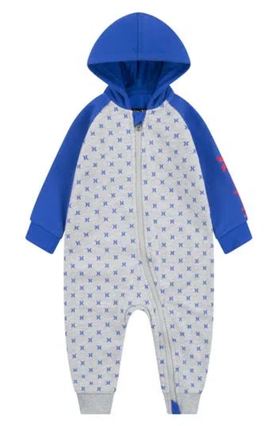 Hurley Fleece Hooded Coverall In Blue