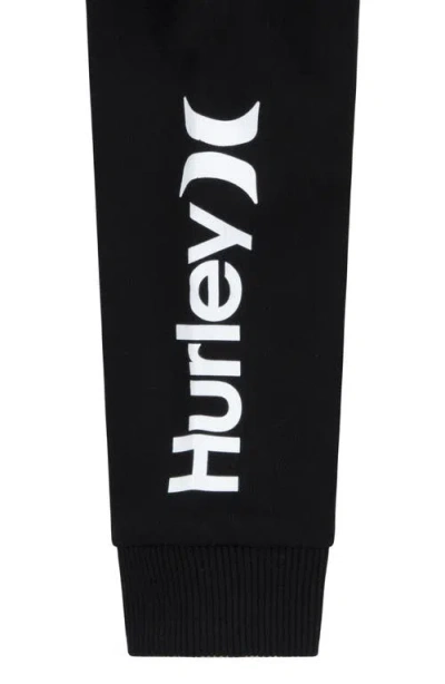 Hurley Fleece Hooded Coverall In Blue