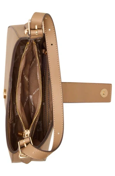 Anne Klein Curved Shoulder Bag In Brown