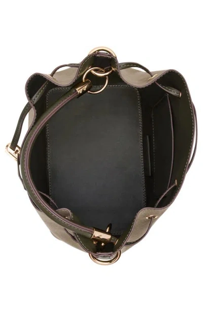 Anne Klein Medium Bucket Bag With Pouch In Gray