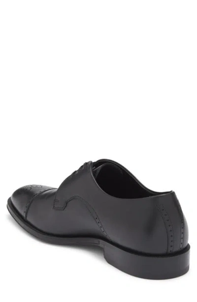 Hugo Boss Boss Derrek Brogue Cap Toe Derby In Black