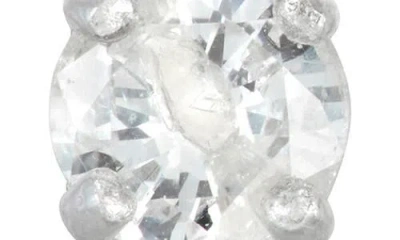 Fzn Kids' Diamond Stud Earrings In Silver