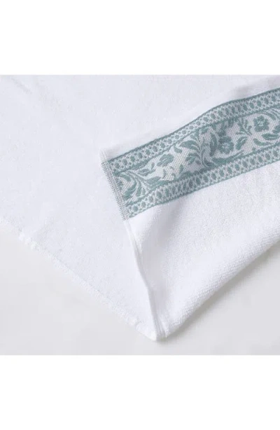 Modern Threads Allie Jacquard Border 6pc Towel Set In Green