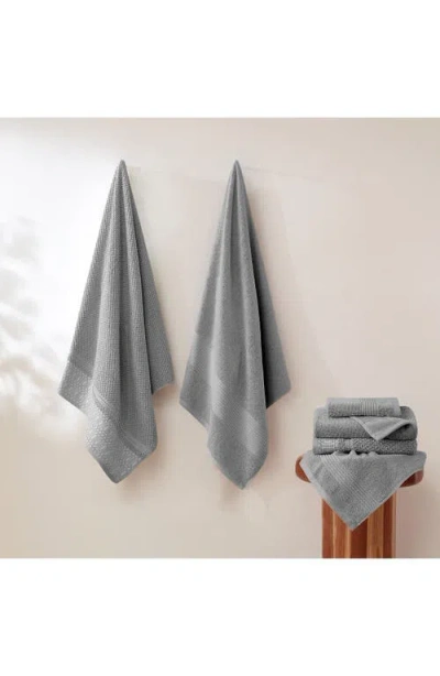 Modern Threads Astra Jacquard 6pc Towel Set In Gray