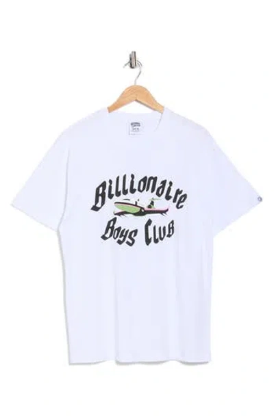 Billionaire Boys Club Jet Graphic T-shirt In White