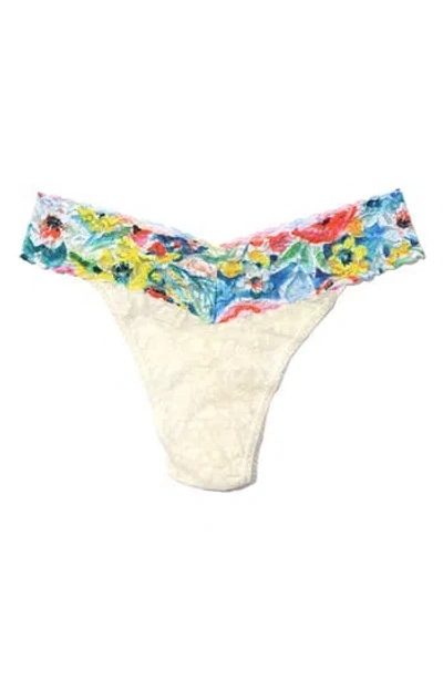 Hanky Panky Signature Lace Original Rise Thong In Multi