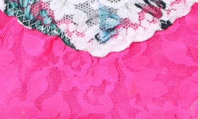 Hanky Panky Signature Lace Original Rise Thong In Animal Print