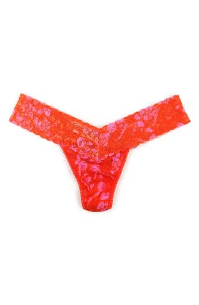 Hanky Panky Signature Lace Low Rise Thong In Multi