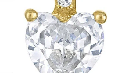 Fzn Kids' Cubic Zirconia Heart Lever-back Earrings In Multi