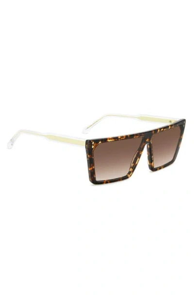 Isabel Marant 64mm Oversize Rectangular Sunglasses In Brown