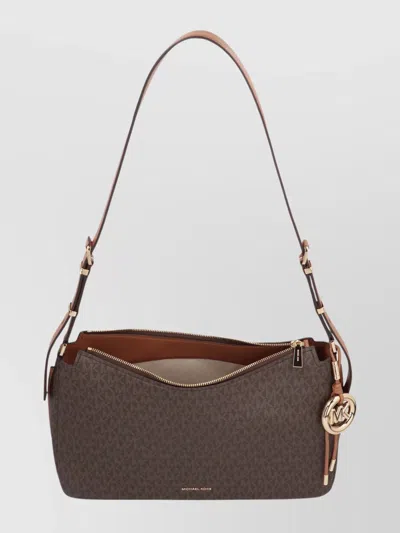 Michael Michael Kors Medium Nolita Shoulder Bag With Logo In Brown